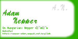 adam nepper business card